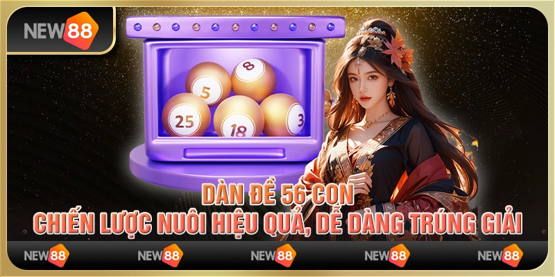 Dàn đề 56 con: Chiến lược nuôi hiệu quả, dễ dàng trúng giải