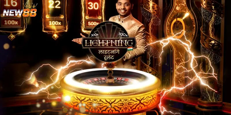 Khám phá các tính năng trong Lightning Roulette