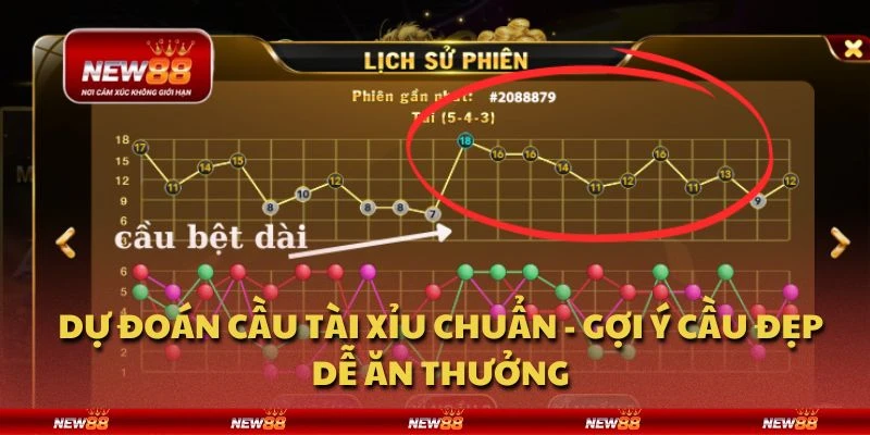 Dự đoán cầu tài xỉu chuẩn - Gợi ý cầu đẹp dễ ăn thưởng